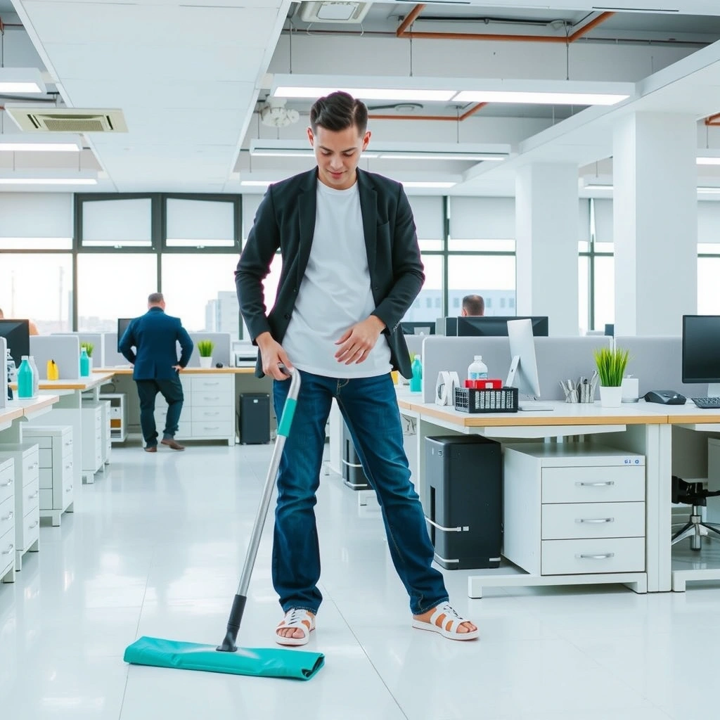 Commercial office cleaning